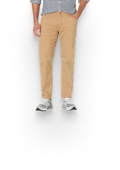 Straight-Leg Uniform Pants